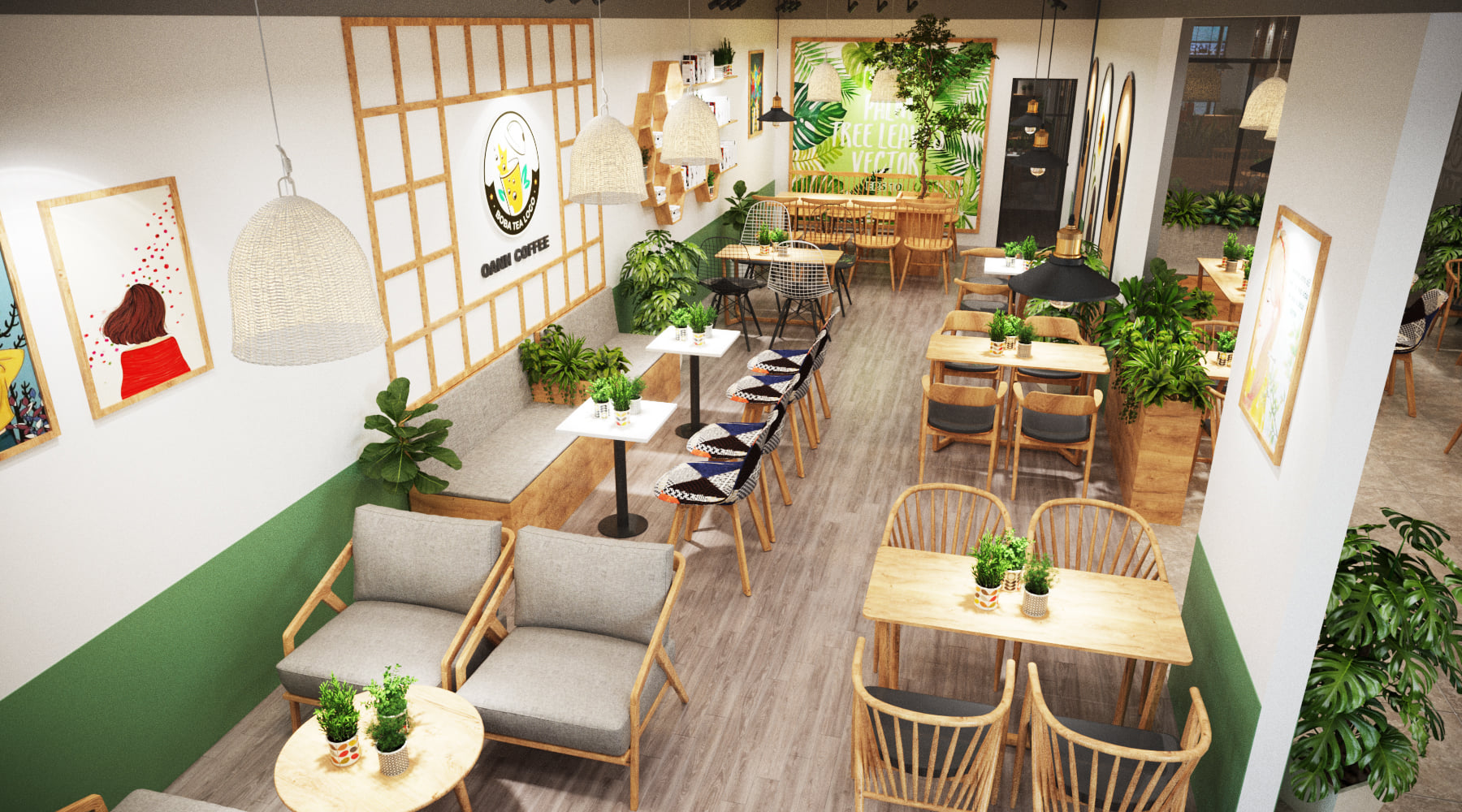 Xu hướng thiết kế nội thất quán cafe tại Gia Lai ngày càng phổ biến