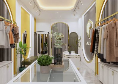 10+ mẫu thiết kế nội thất shop thời trang đẹp nhất | Vân Canh