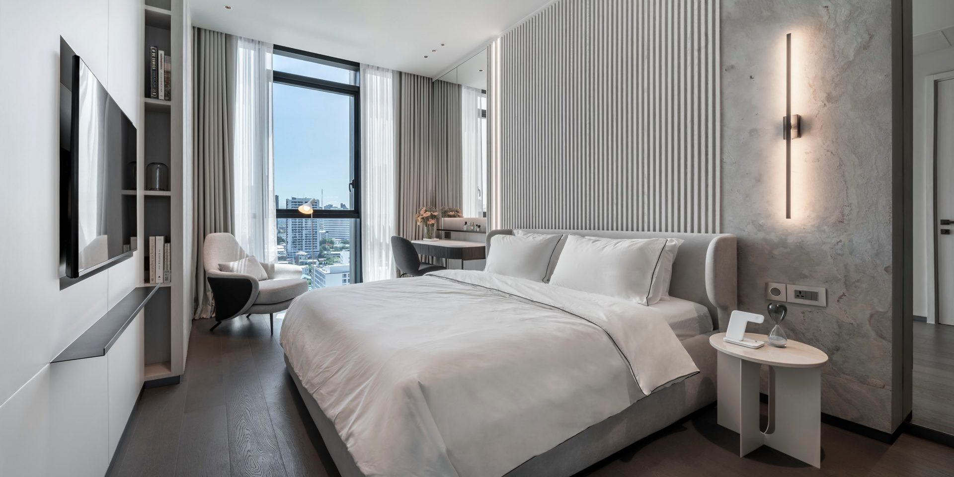 Thiết kế nội thất phòng ngủ theo phong cách hiện đại 