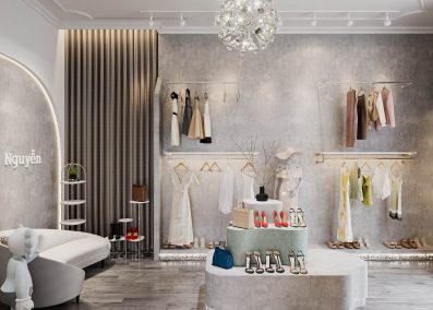 10+ mẫu thiết kế nội thất shop thời trang đẹp nhất | An Nhơn