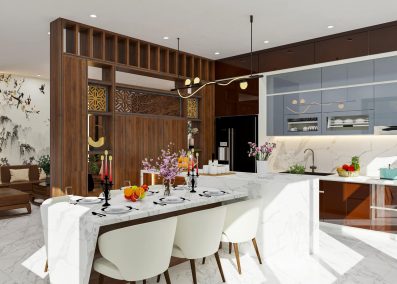 10+ mẫu thiết kế nội thất phòng bếp đẹp, ấn tượng Tuy Phước