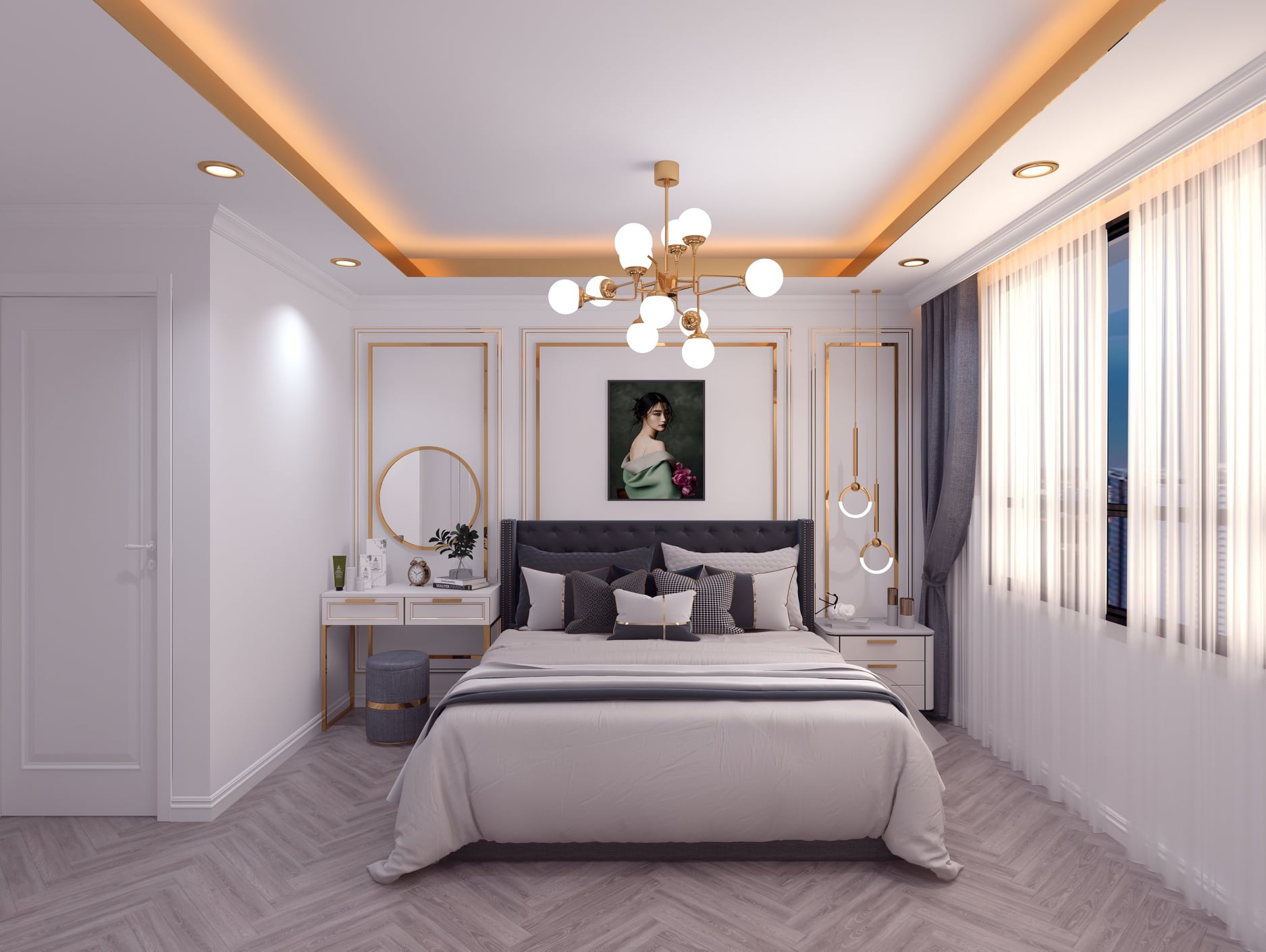 Xu hướng thiết kế nội thất phòng ngủ đẹp tại Bình Định