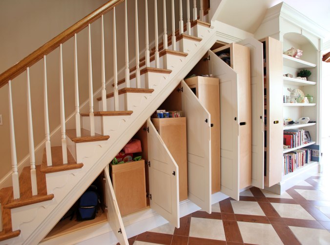 Tủ gầm cầu thang là giải pháp giúp tối ưu không gian hiệu quả